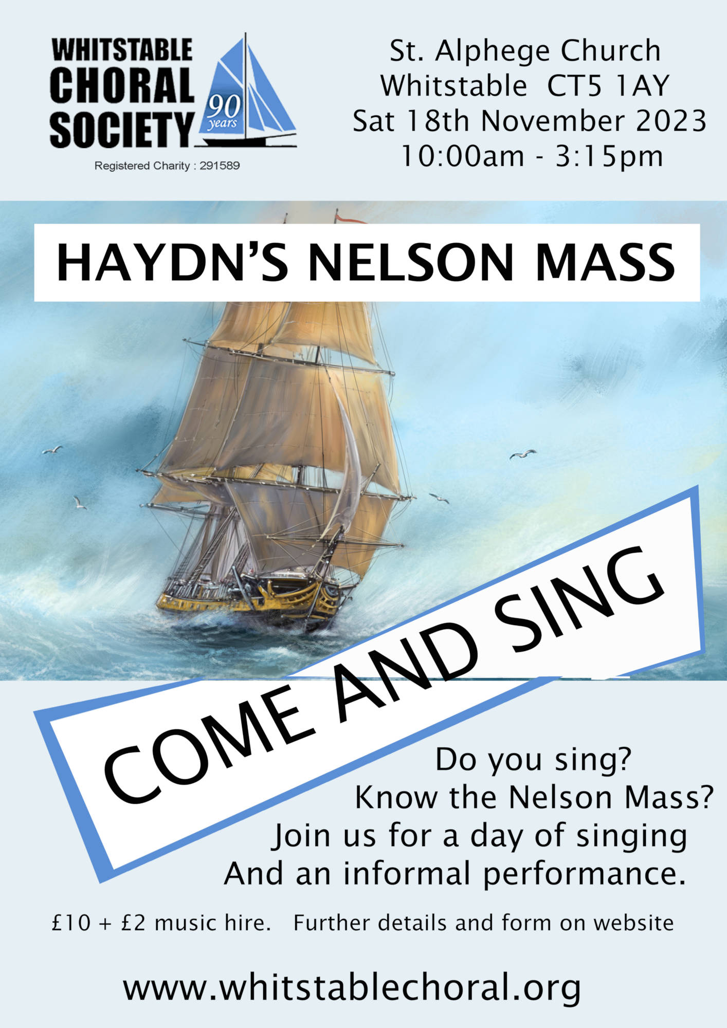 Nelson Mass Whitstable Sing along
